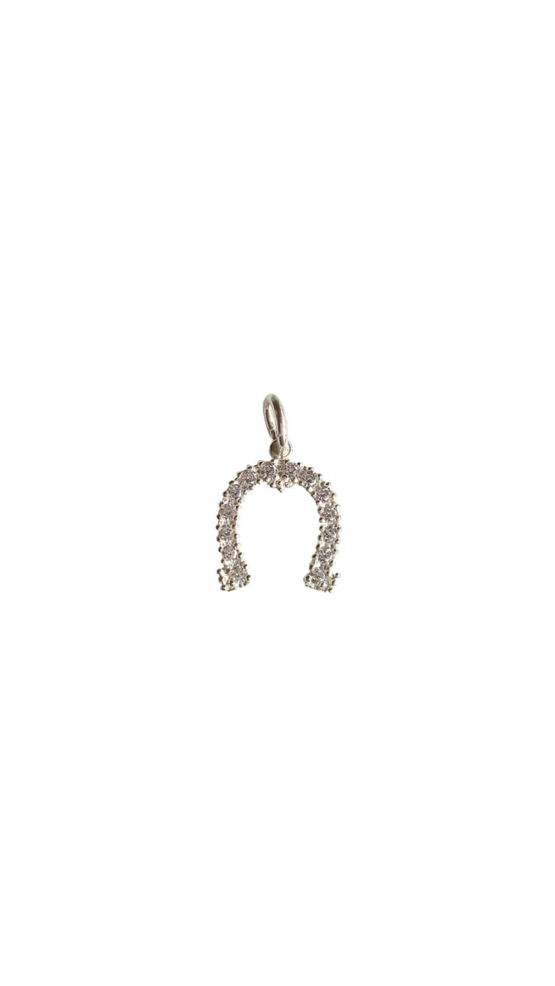 Collana TIONEER Con Ciondolo Ferro Di Cavallo In Argento 925 E Zirconie – Catena 16” + 2” Di Estensione