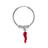 ORECCHINO CORNINO ROSSO