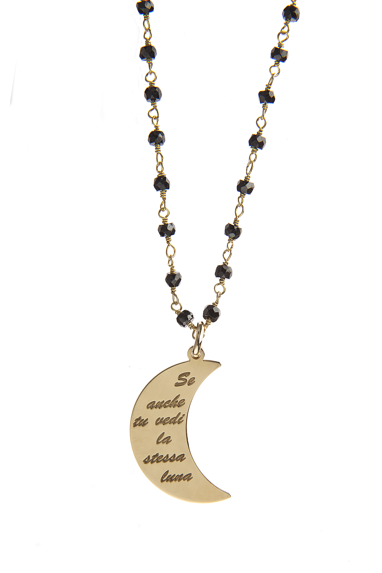 COLLANA LUNA ONICE GOLD