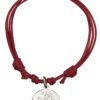 Bracciale cordino rosso