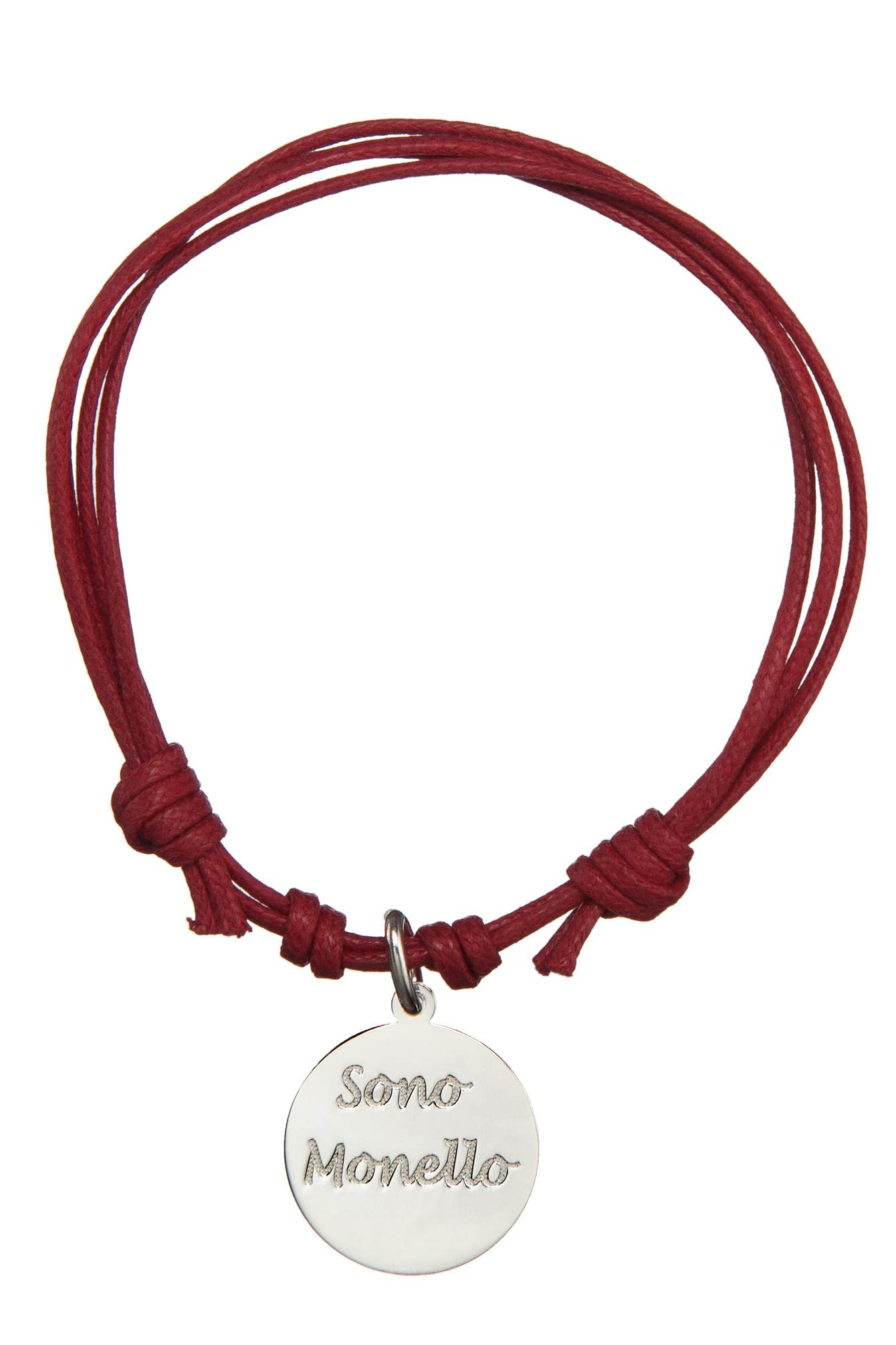 Bracciale cordino rosso