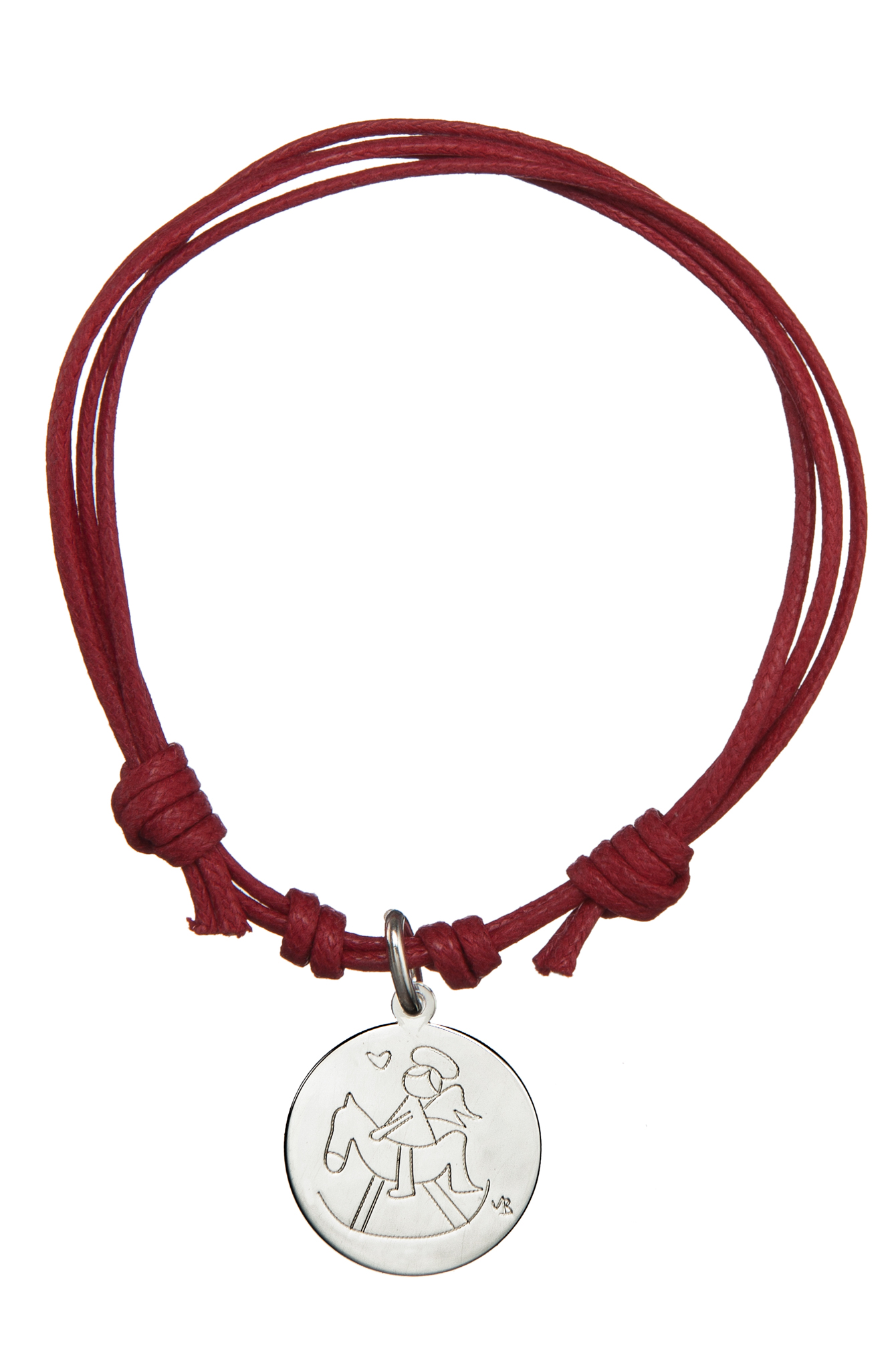 Bracciale cordino rosso