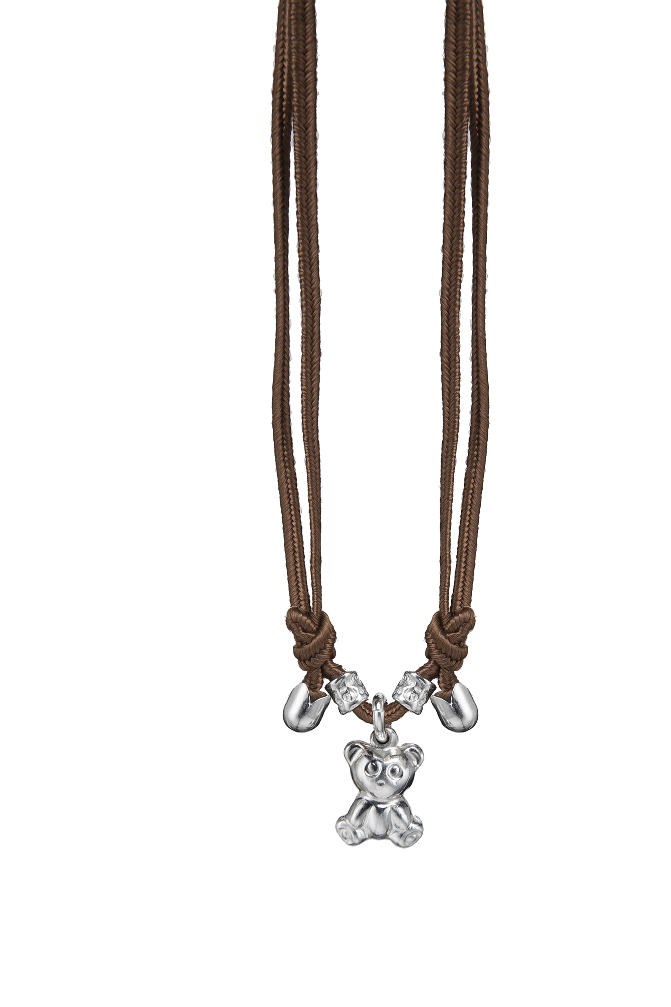 COLLANA LACCETTO LITTLE BEAR BROWN