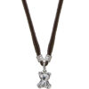 COLLANA LACCETTO LITTLE BEAR BROWN