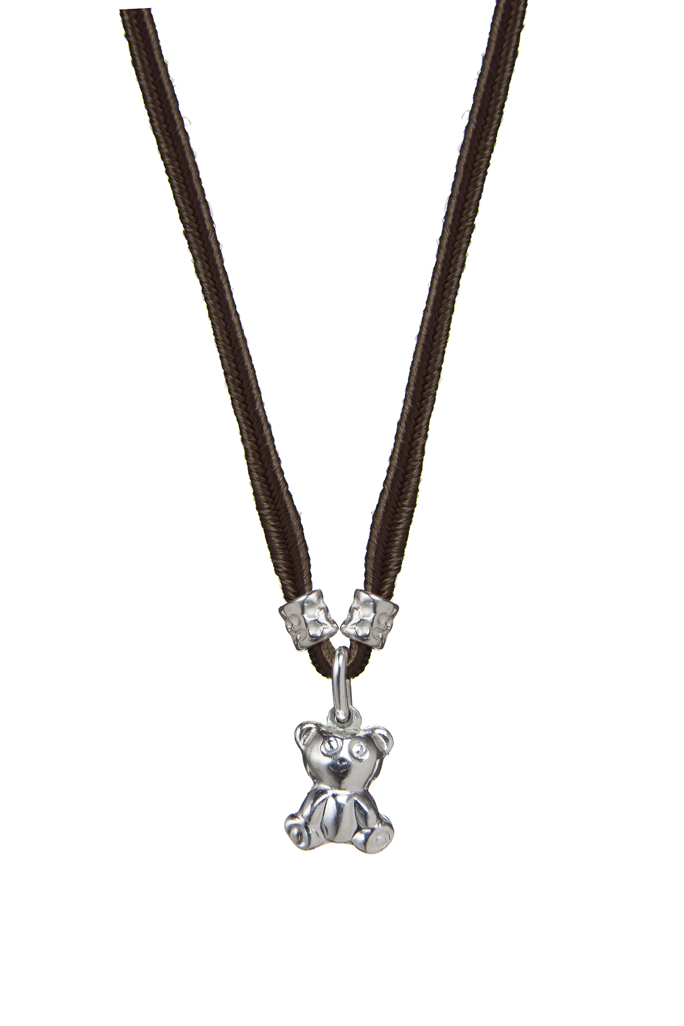 COLLANA LACCETTO LITTLE BEAR BROWN
