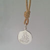 Collana cordino marrone