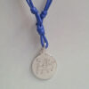 Collana cordino blu mare