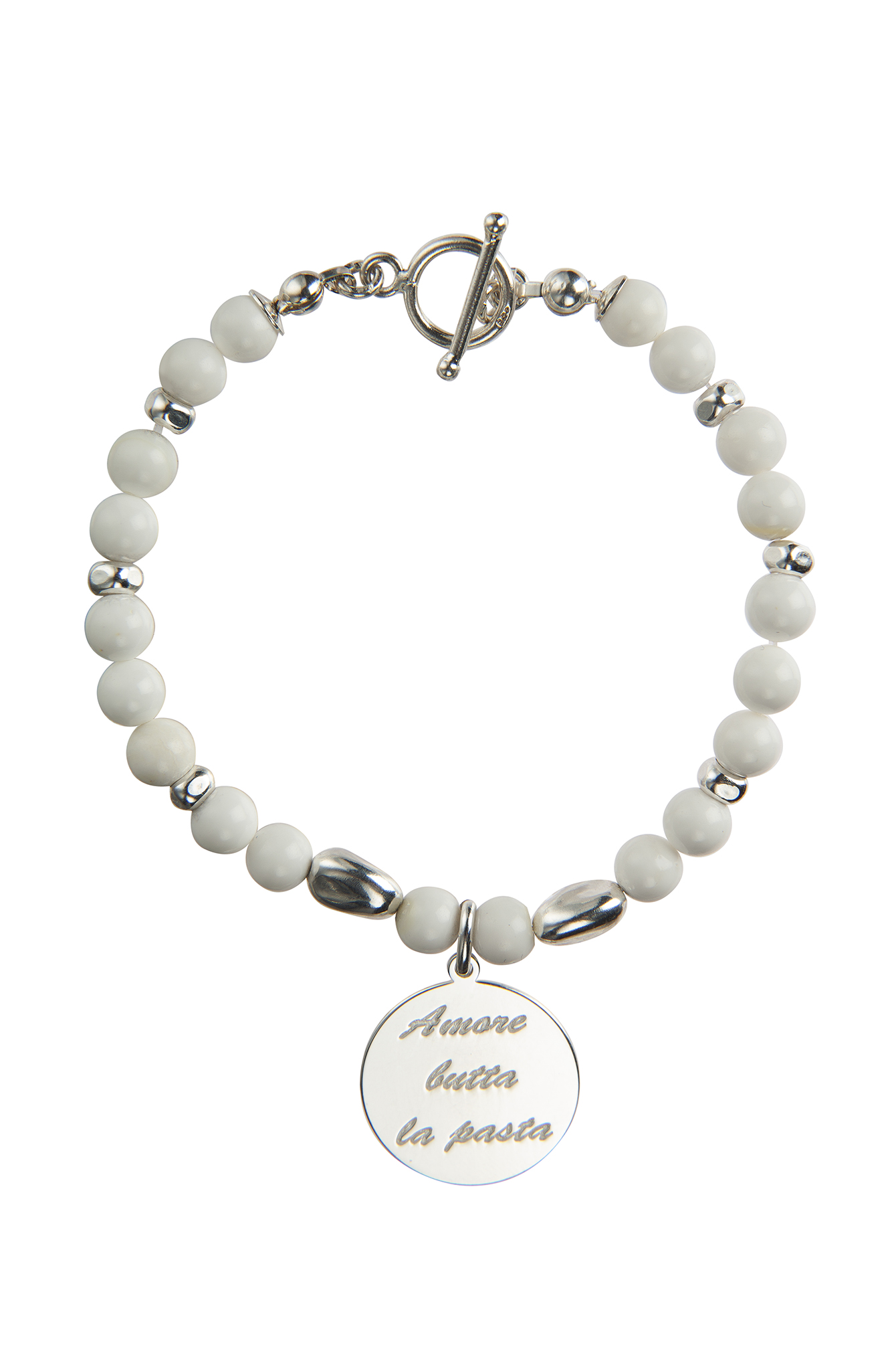 BRACCIALE BUTTA LA PASTA MADREPERLA