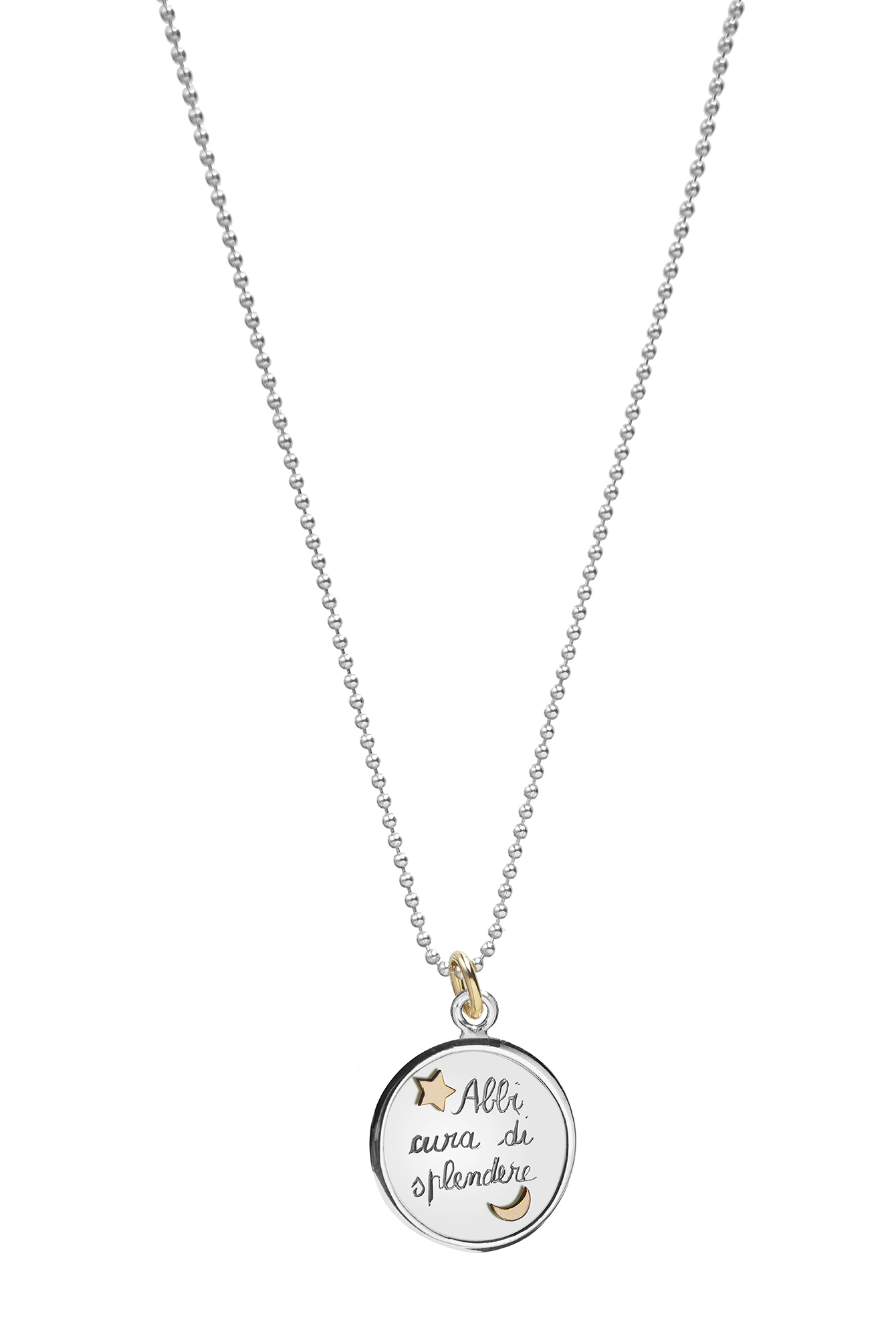 COLLANA PALLINI "ABBI CURA DI SPLENDERE"