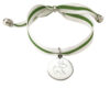 BRACCIALE NASTRINO VERDE ANIMÒ