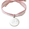 BRACCIALE NASTRINO ROSA ANIMÒ