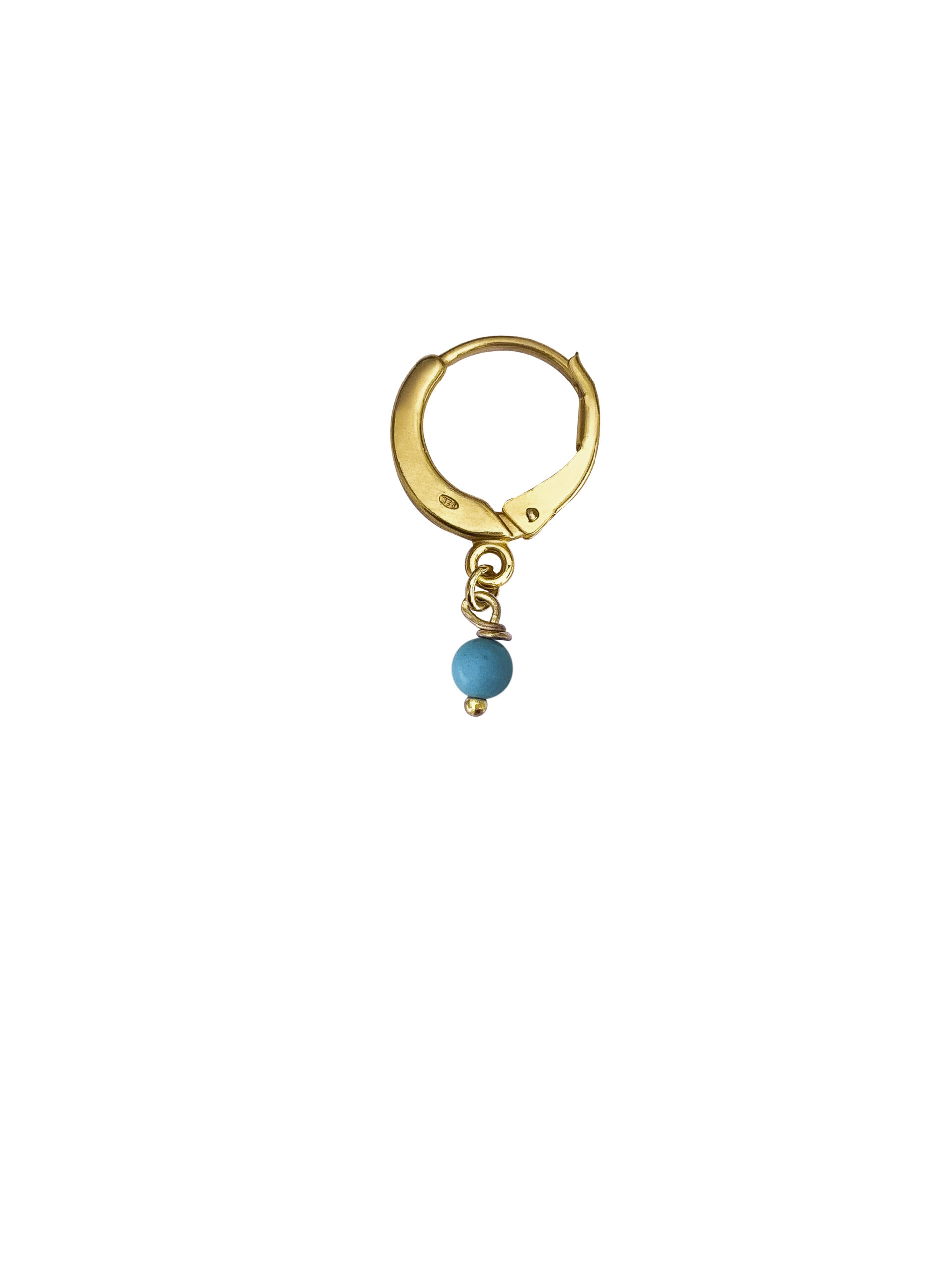 ORECCHINO CIRCLE TURCHESE