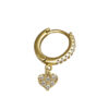 ORECCHINO CIRCLE ZIRCONI HEART
