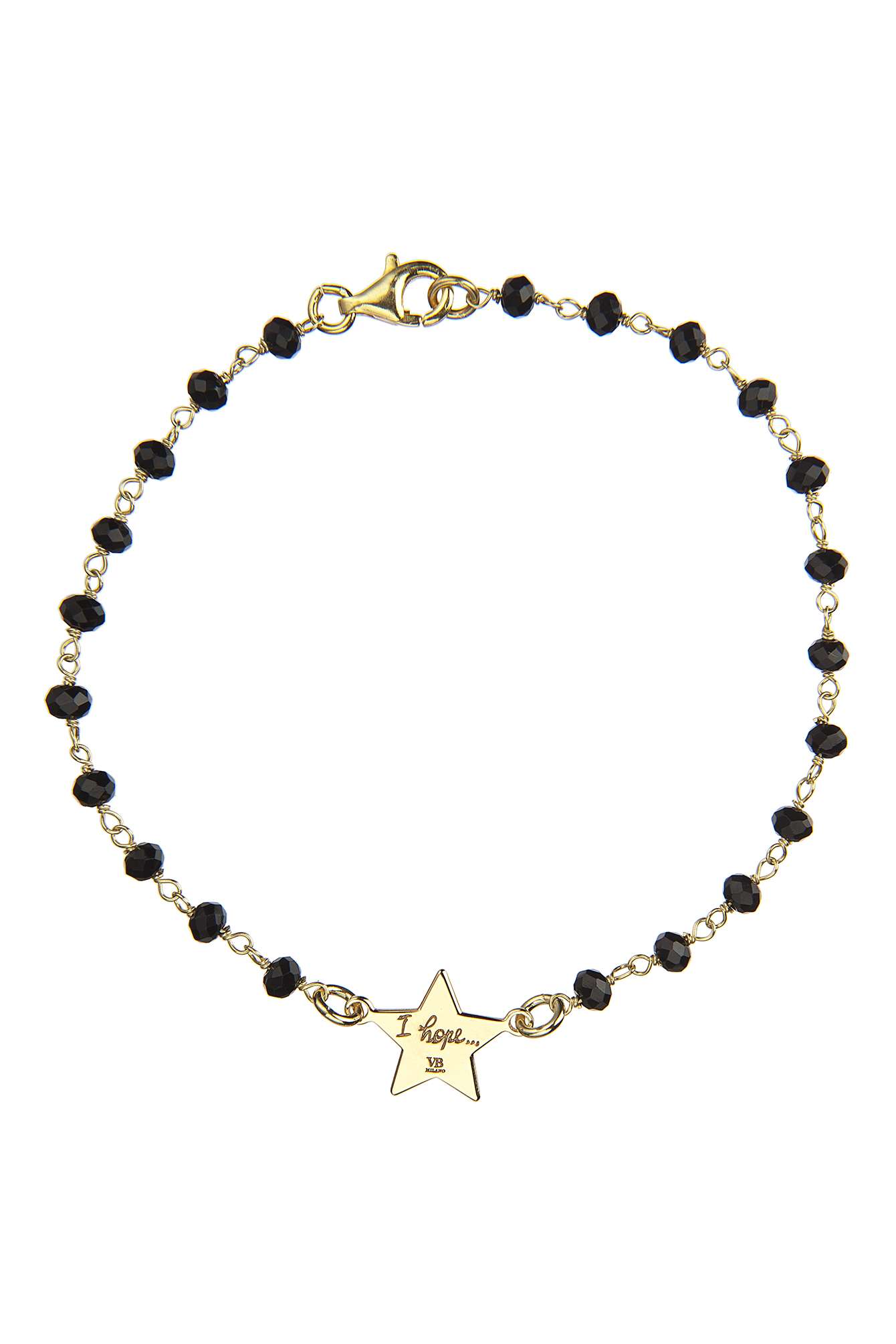 BRACCIALE ROSARIO ONICE STELLINA HOPE