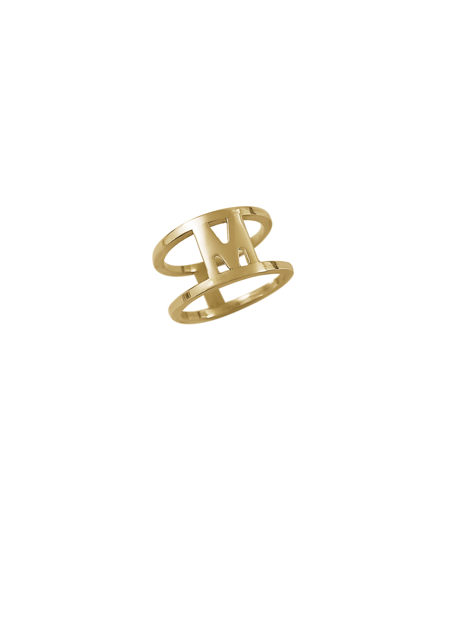 ANELLO LETTERE D'ARGENTO - immagine 3