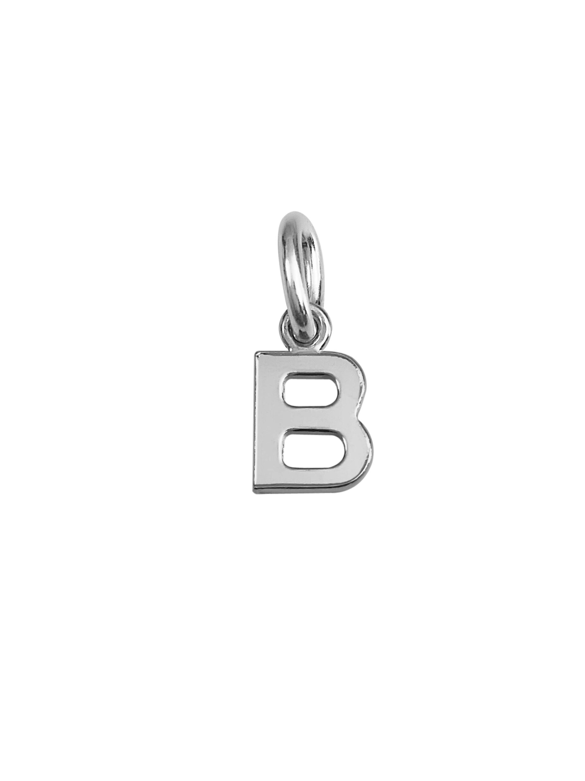 LETTERA B SILVER