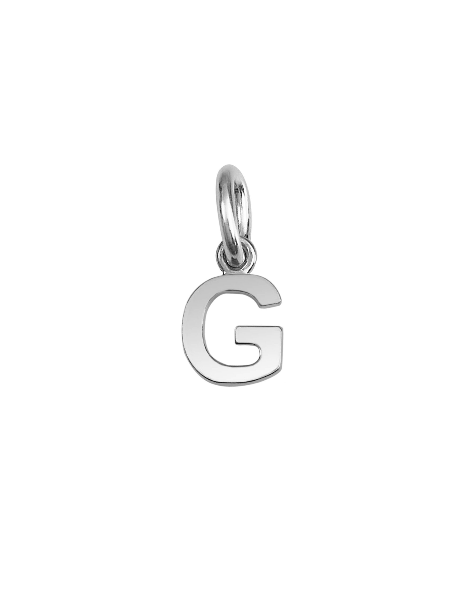 LETTERA G SILVER