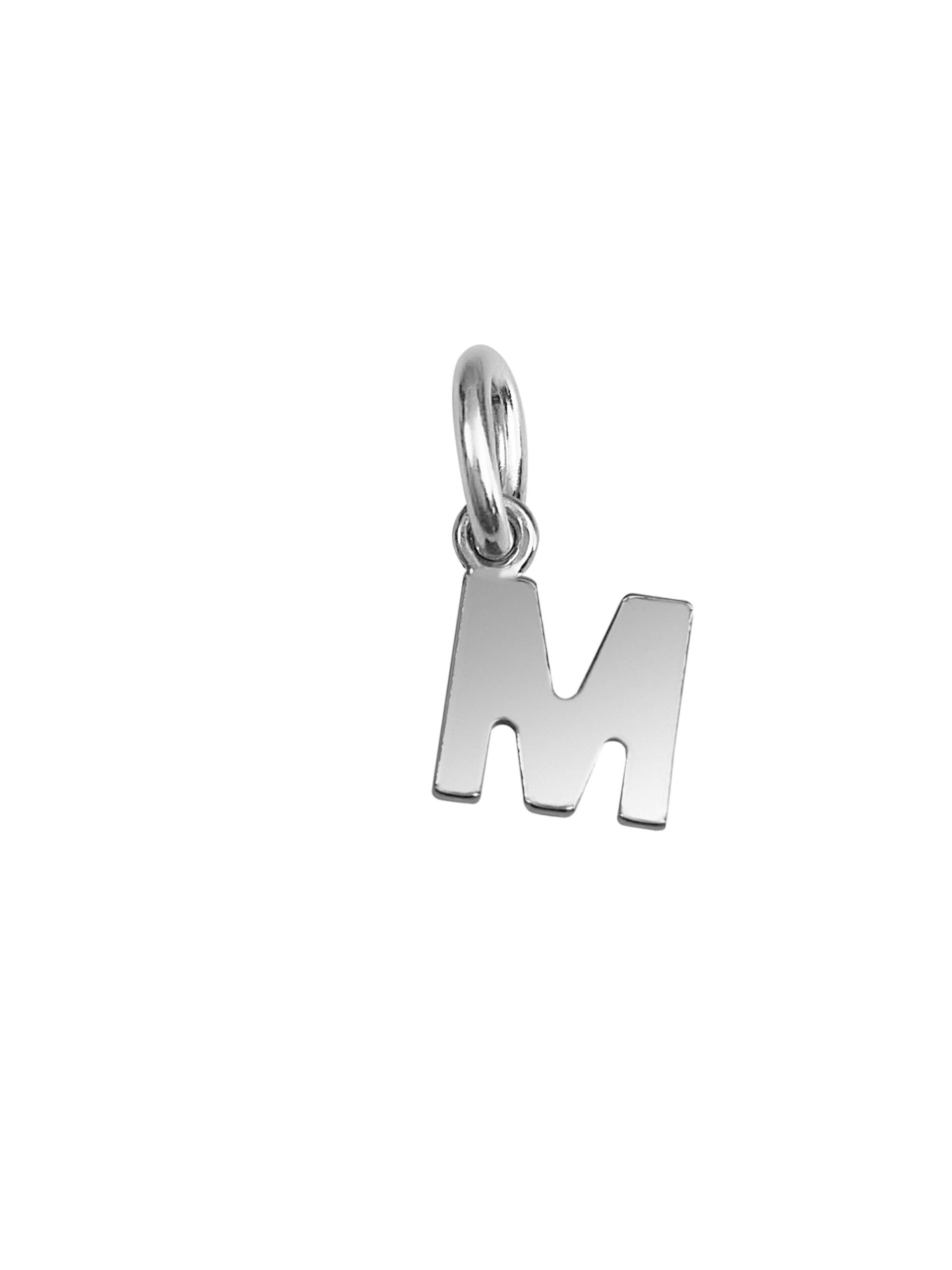 LETTERA M SILVER