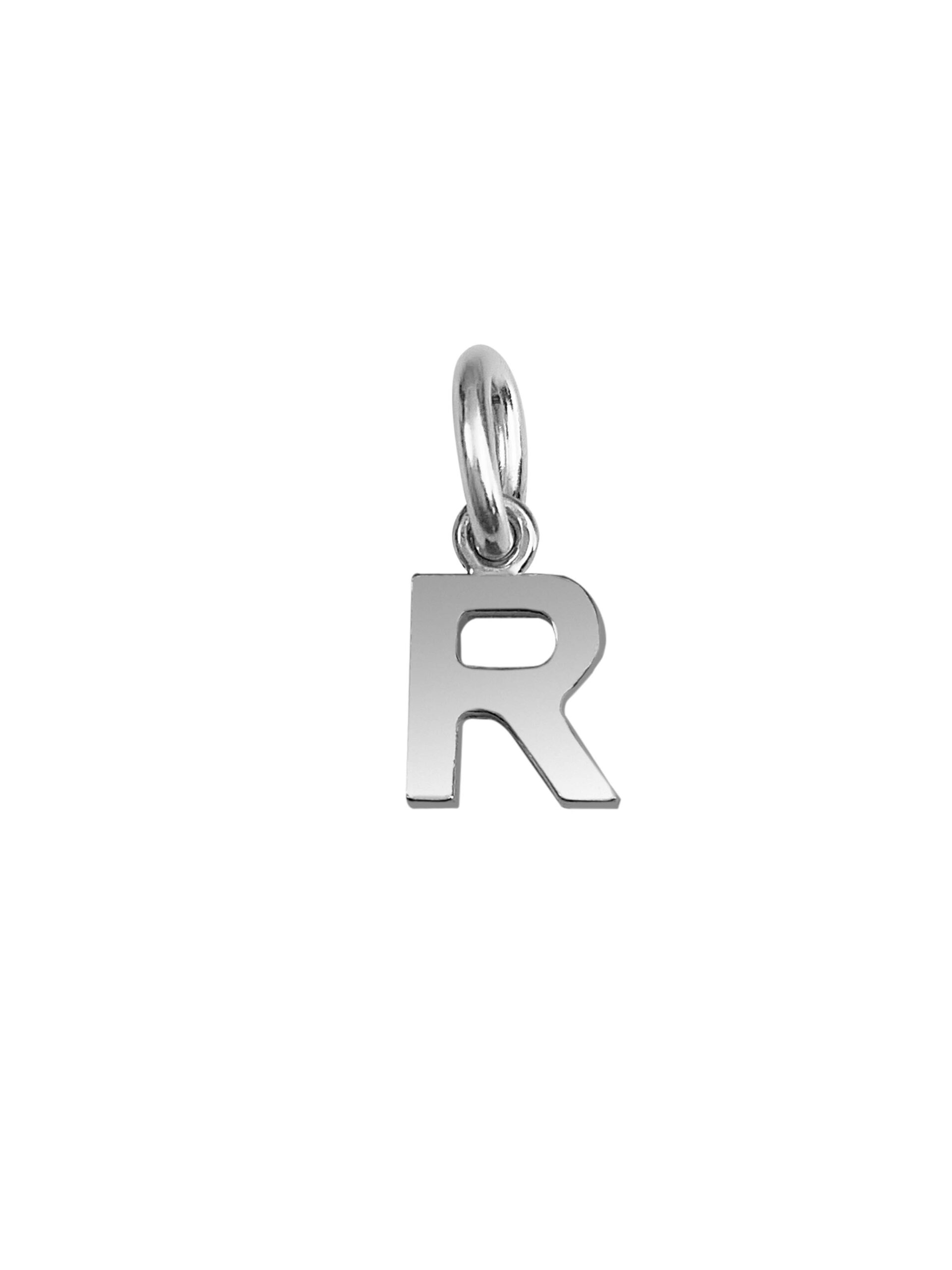 LETTERA R SILVER