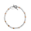 BRACCIALE GRANELLINI WHITE & ROSE