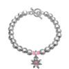 BRACCIALE PEPITE CON FIORE
