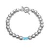BRACCIALE PEPITE TONDE E SMALTO