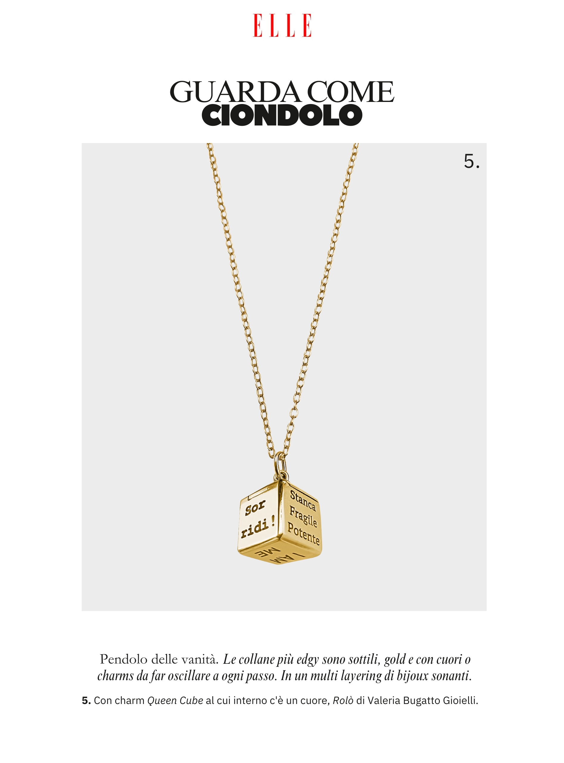 COLLANA QUEEN CUBE - immagine 3