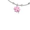BRACCIALE QUADRIFOGLIO ROSE