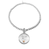 BRACCIALE SFERE MEDAGLIA AMA(TI)