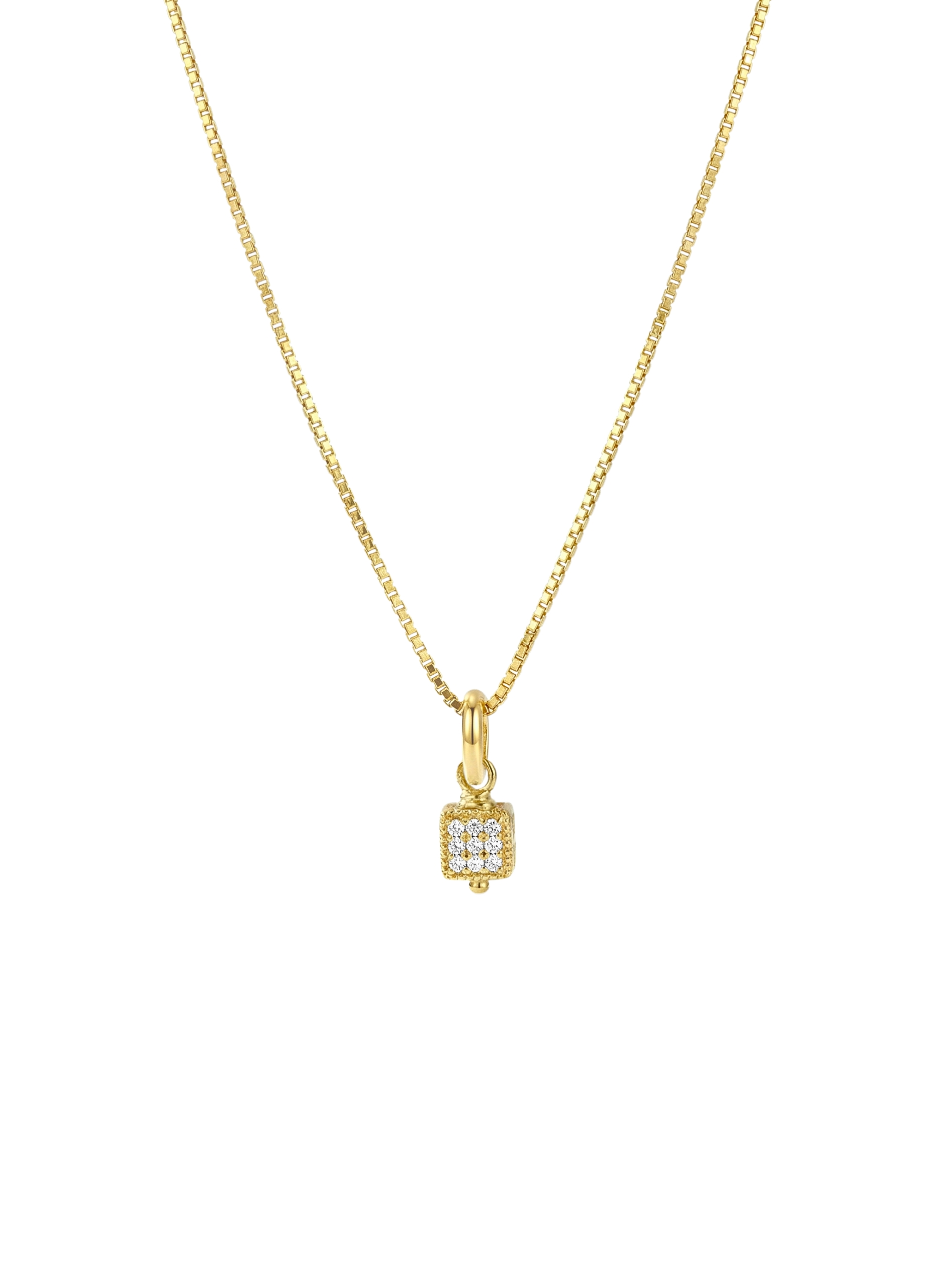 COLLANA DADO ZIRCONI