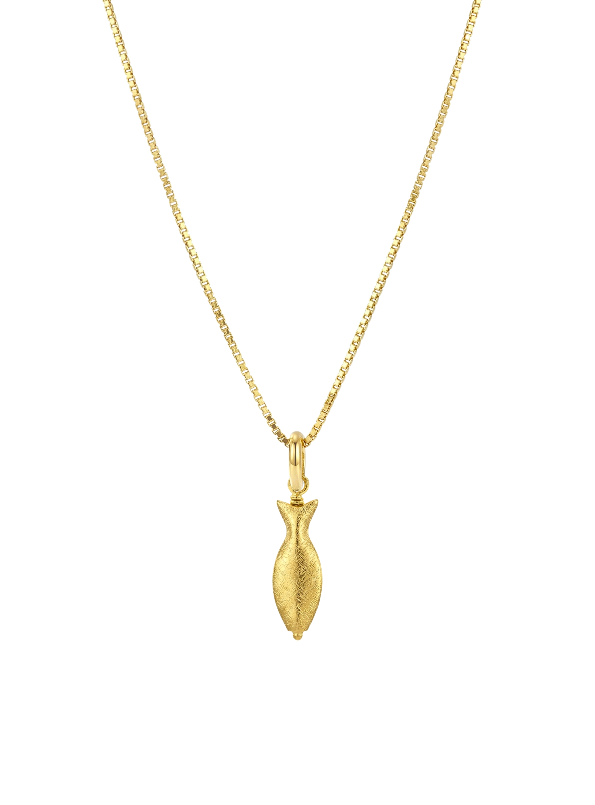 COLLANA PESCE SATINATO