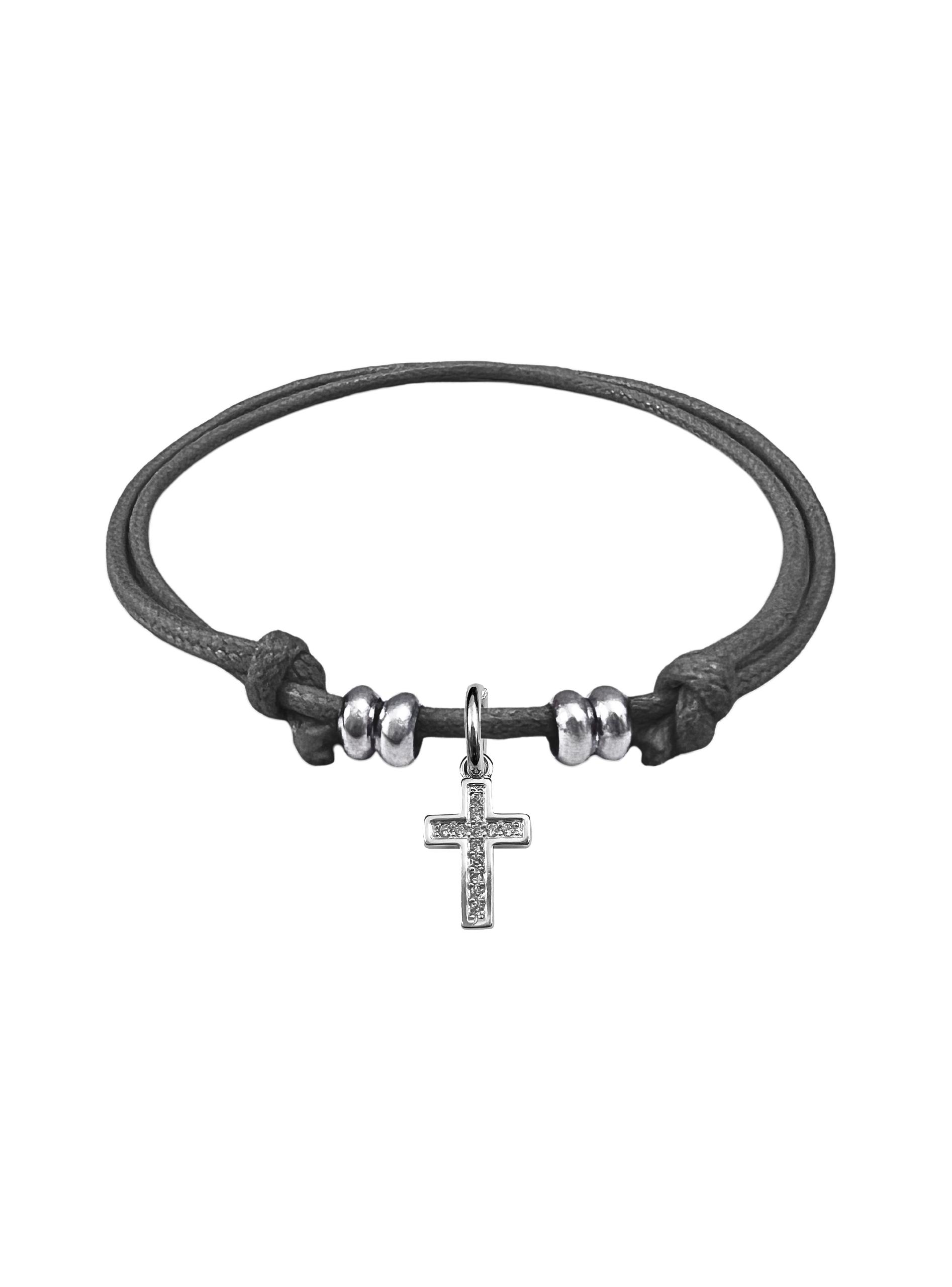 BRACCIALE CORDINO CROCE - immagine 4