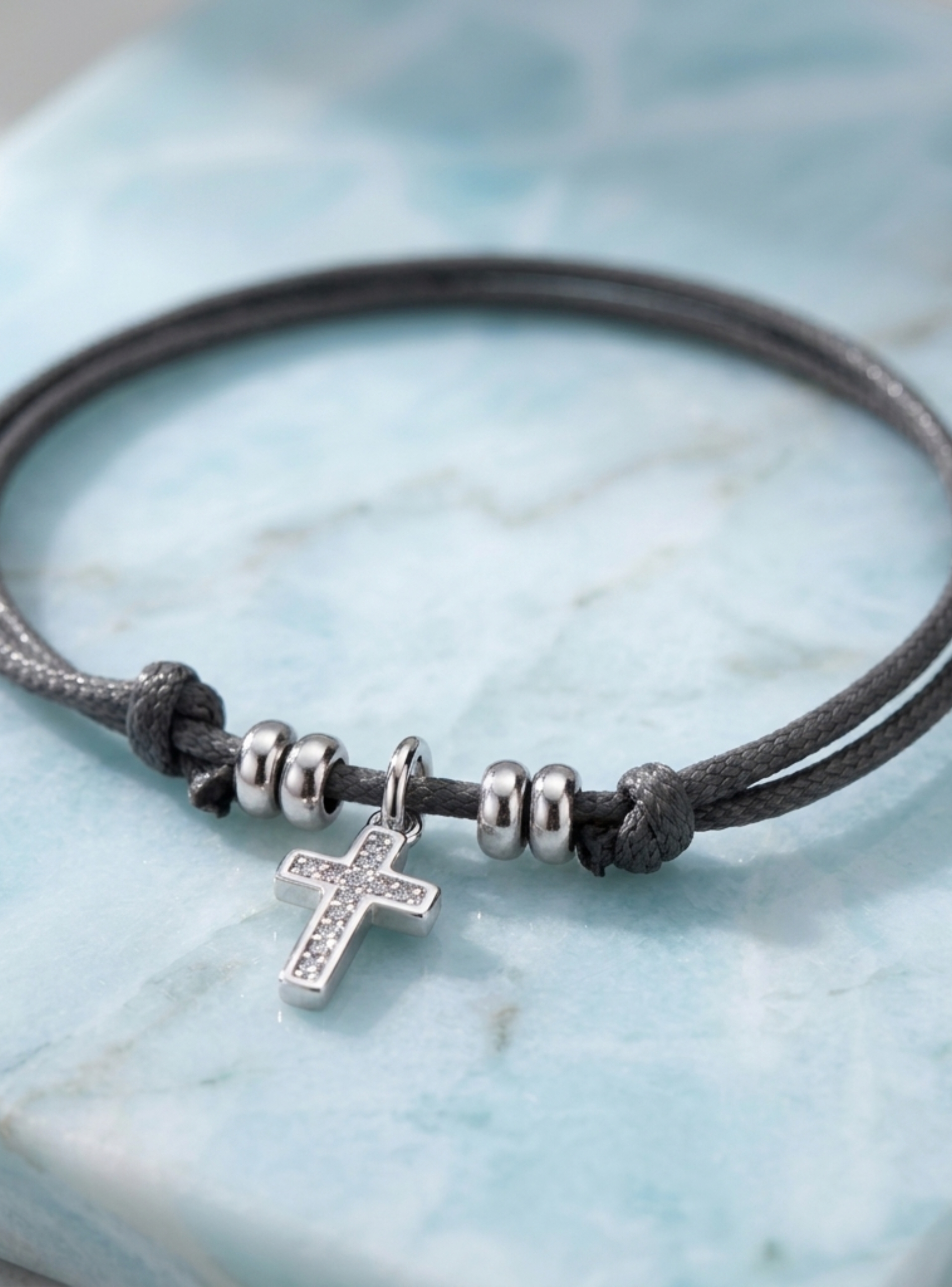 BRACCIALE CORDINO CROCE - immagine 3