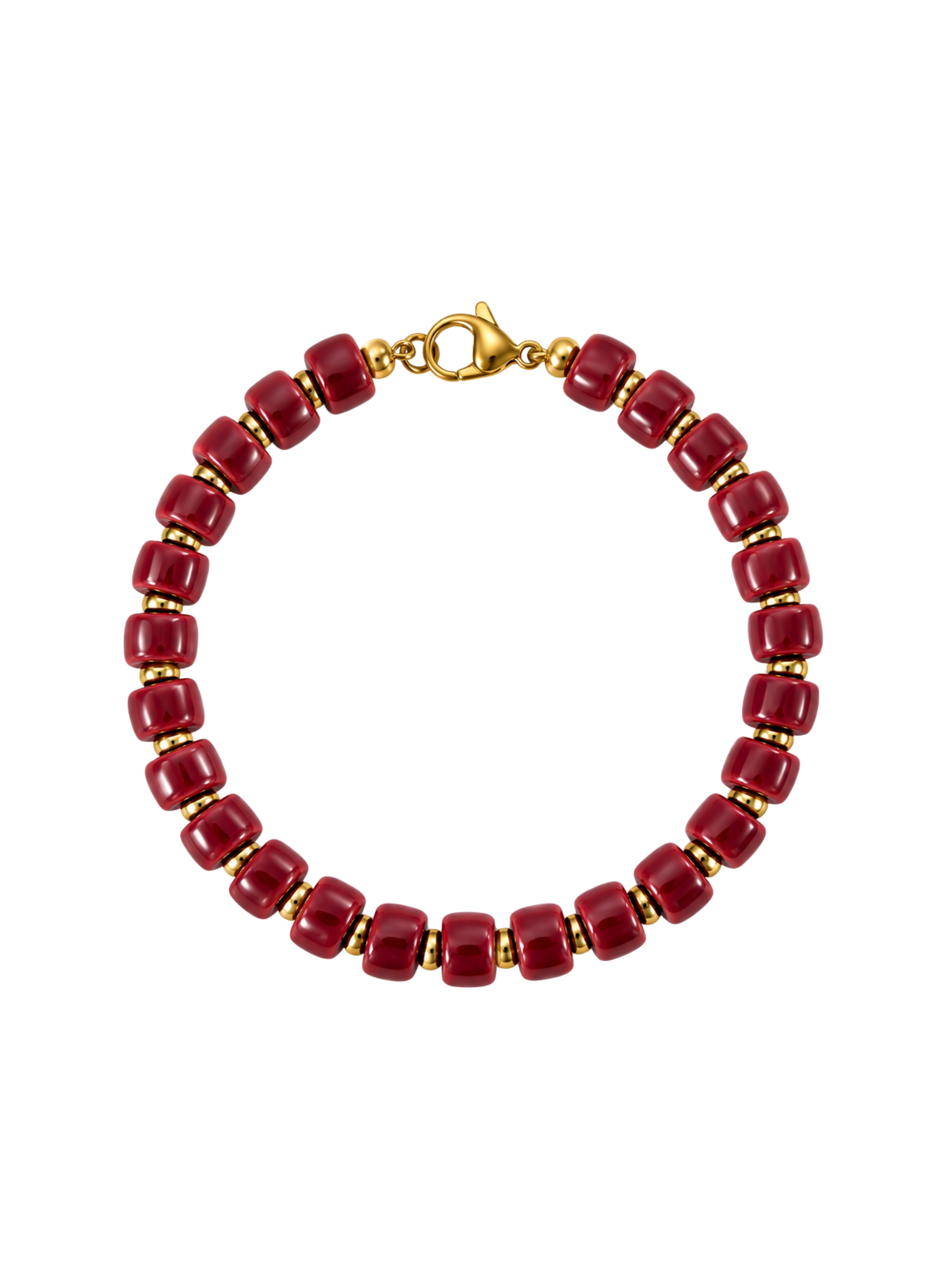 BRACCIALE DIVAH CERAMICA BURGUNDY