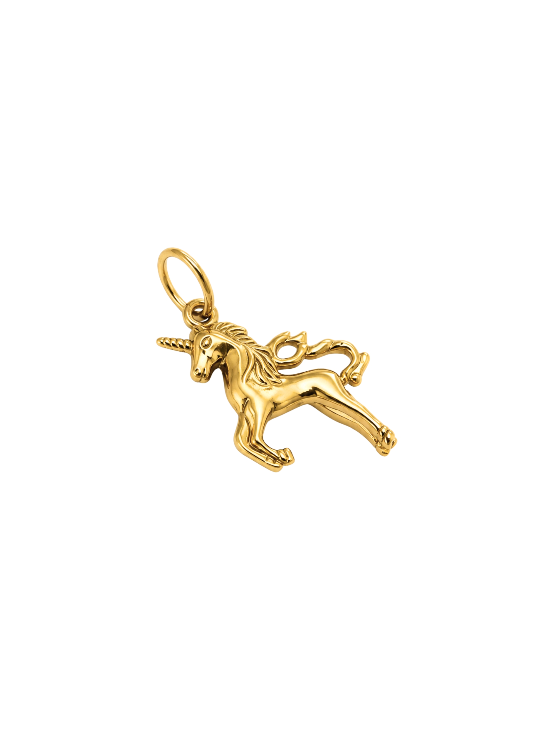 CIONDOLO UNICORNO GOLD - immagine 2